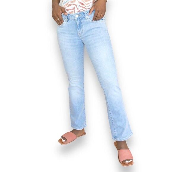 Free People Liv Crop Flare Low Rise Jeans - Picture 1 of 10